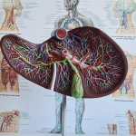 liver regeneration medical illustration